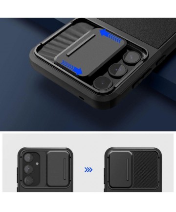 Tech-Protect Velar Cam+ Case for Samsung Galaxy A55 5G - Black