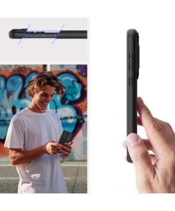 Tech-Protect Velar Cam+ Case for Samsung Galaxy A55 5G - Black