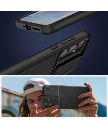 Tech-Protect Velar Cam+ Case for Samsung Galaxy A55 5G - Black