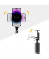 Tech-Protect L08S Bluetooth Selfie Stick with Remote Control, Tripod up to 141cm - Black