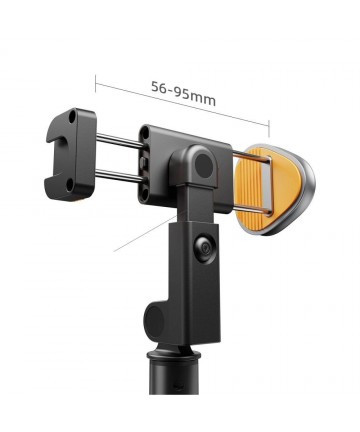 Tech-Protect L08S Bluetooth Selfie Stick with Remote Control, Tripod up to 141cm - Black
