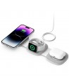 Tech-Protect QI15W-A32 3-in-1 Inductive Charger with MagSafe for Smartphone / Apple Watch / AirPods - Gray