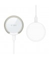 Tech-Protect QI15W-A33 Inductive Charger with MagSafe and Stand with USB-A / USB-C Cable - White