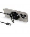 Tech-Protect QI15W-A33 Inductive Charger with MagSafe and Stand with USB-A / USB-C Cable - Black