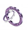 Tech-Protect MMR200 magnetic holder / ring with MagSafe - purple with crystals