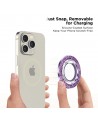 Tech-Protect MMR200 magnetic holder / ring with MagSafe - purple with crystals