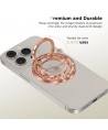 Tech-Protect MMR200 magnetic holder / ring with MagSafe - pink with crystals