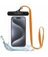 Tech-Protect Waterproof Case UWC7 waterproof for devices up to 6.9" - black and orange