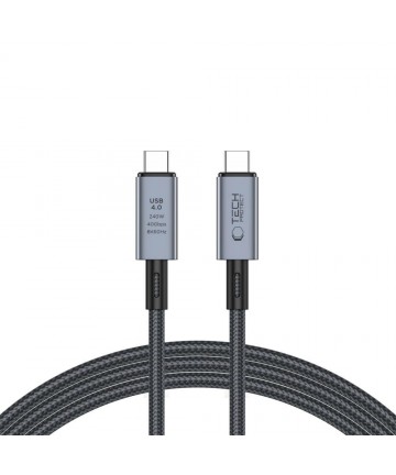 Tech-Protect UltraBoost Max USB-C 4.0 / USB-C 4.0 PD 240W 8K 40Gbps 2m cable - gray