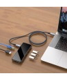 Tech-Protect UltraBoost Max USB-C 4.0 / USB-C 4.0 PD 240W 8K 40Gbps 2m cable - gray