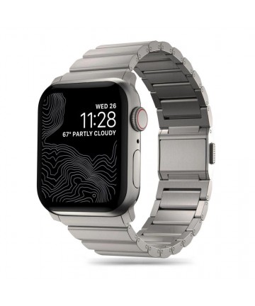 Tech-Protect SteelBand for Apple Watch 4 / 5 / 6 / 7 / 8 / 9 / SE / Ultra 1 / 2 (42/44/45/49 mm) - titanium