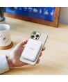 Tech-Protect LifeMag PB11 Powerbank with MagSafe 10000mAh 15W USB-C port - white + USB-C cable