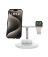 Tech-Protect QI15W-A35 3-in-1 Inductive Charger with MagSafe for Phone / AirPods / Apple Watch - White