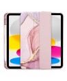 Tech-Protect SC Pen Case for iPad 10.9" 2022 - Pink Marble