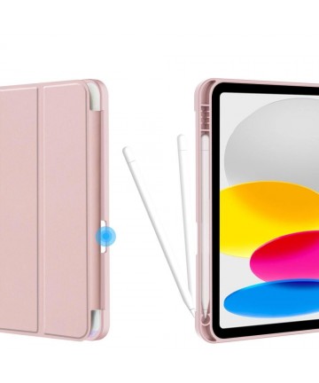Tech-Protect SC Pen Case for iPad 10.9" 2022 - Pink Marble