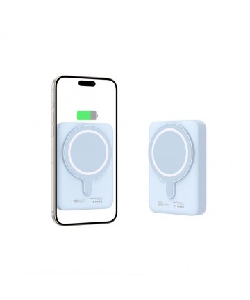 Tech-Protect LifeMag PB11 Powerbank with MagSafe 10000mAh 15W USB-C port - blue + USB-C cable