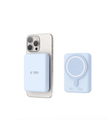 Tech-Protect LifeMag PB11 Powerbank with MagSafe 10000mAh 15W USB-C port - blue + USB-C cable