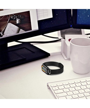 Tech-Protect MilaneseBand Strap for Xiaomi Smart Band 8 / 8 NFC - Beige