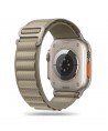 Tech-Protect Nylon Pro Strap for Apple Watch 4 / 5 / 6 / 7 / 8 / 9 / SE / Ultra 1 / 2 (42/44/45/49 mm) - Titanium Olive