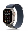 Tech-Protect Nylon Pro Strap for Apple Watch 4 / 5 / 6 / 7 / 8 / 9 / SE / Ultra 1 / 2 (42/44/45/49 mm) - Blue-Gray