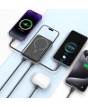 Tech-Protect LifeMag PB31 Power Bank with MagSafe 10000mAh 15W USB-C / USB-A / Built-in USB-C / Lightning Cables - Black