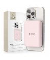 Tech-Protect LifeMag PB11 Powerbank with MagSafe 10000mAh 15W USB-C port - pink + USB-C cable