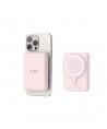 Tech-Protect LifeMag PB11 Powerbank with MagSafe 10000mAh 15W USB-C port - pink + USB-C cable