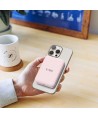 Tech-Protect LifeMag PB11 Powerbank with MagSafe 10000mAh 15W USB-C port - pink + USB-C cable