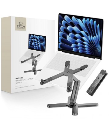 Tech-Protect ULS200 universal stand for laptops up to 16" - gray