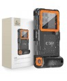 Tech-Protect Waterproof Case IPX8 for 4.7-6.7" Smartphones - Black and Orange