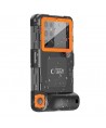 Tech-Protect Waterproof Case IPX8 for 4.7-6.7" Smartphones - Black and Orange