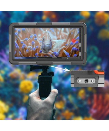 Tech-Protect Waterproof Case IPX8 for 4.7-6.7" Smartphones - Black and Orange