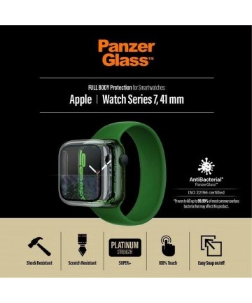 PanzerGlass Full Body case for Apple Watch 7 / 8 41 mm - transparent