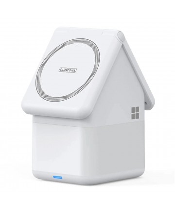 Duzzona W20 15W 4in1 inductive charger for iPhone / AirPods / Apple Watch with night lamp - white