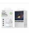 Duzzona W20 15W 4in1 inductive charger for iPhone / AirPods / Apple Watch with night lamp - white