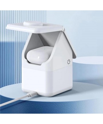 Duzzona W20 15W 4in1 inductive charger for iPhone / AirPods / Apple Watch with night lamp - white