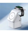 Duzzona W20 15W 4in1 inductive charger for iPhone / AirPods / Apple Watch with night lamp - white