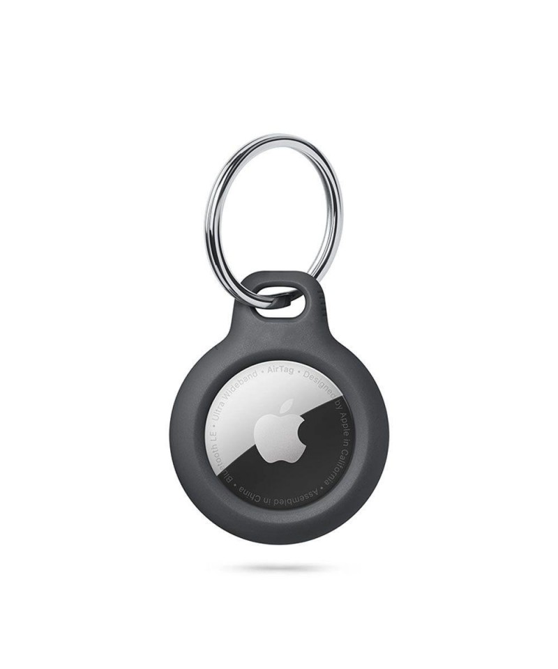 Tech-Protect Rough Case for Apple AirTag with Ring - Black