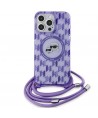 Karl Lagerfeld IML Crossbody Monogram Karl & Choupette Head MagSafe case for iPhone 15 Pro - purple