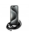 Karl Lagerfeld IML Crossbody Monogram Karl & Choupette Head MagSafe Case for iPhone 15 / 14 / 13 - Black