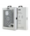 Karl Lagerfeld IML Crossbody Monogram Karl & Choupette Head MagSafe Case for iPhone 15 Pro Max - Black