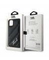 Karl Lagerfeld Diagonal Quilted Script case for iPhone 11 / Xr - black