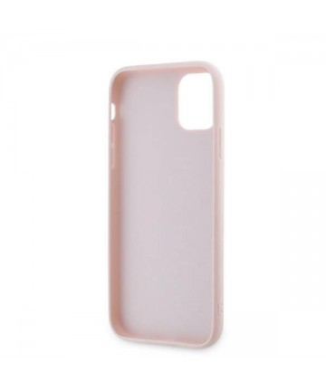 Karl Lagerfeld Diagonal Quilted Script case for iPhone 11 / Xr - pink