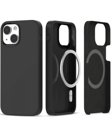 Tech-Protect Silicone MagSafe Case for iPhone 13 / 14 - Black