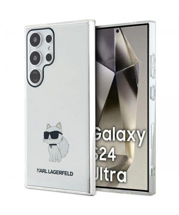 Karl Lagerfeld IML Choupette case for Samsung Galaxy S24 Ultra - transparent
