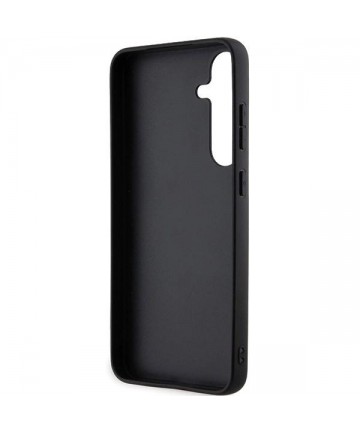 Karl Lagerfeld Gripstand Saffiano Karl&Choupette Pins case for Samsung Galaxy S24+ - black