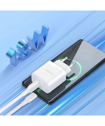 Dudao A20EU USB-A 18W network charger - white