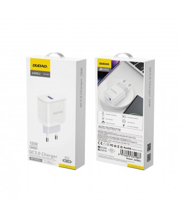Dudao A20EU USB-A 18W network charger - white