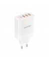 Dudao A5HEU network charger 3x USB-A 1x USB-C PD20W - white