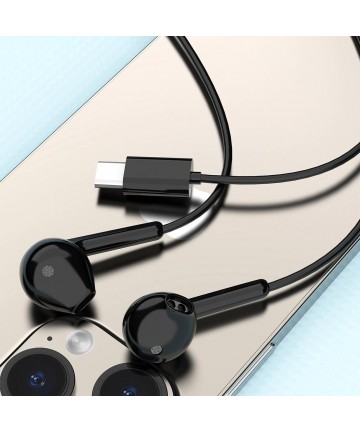 Dudao X3C In-Ear Wired USB-C Headphones 1.2m - Black